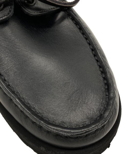 PARABOOT（パラブーツ）PARABOOT (パラブーツ) ARPENTEUR (アルペントール) 別注デッキシューズ ブラック サイズ:7の古着・服飾アイテム