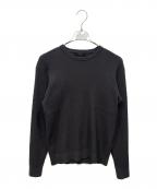 JOSEPH HOMMEジョゼフ オム）の古着「レーヨンリンクス クルーネックニット」｜グレー