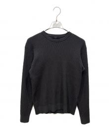 JOSEPH HOMME（ジョゼフ オム）の古着「レーヨンリンクス クルーネックニット」｜グレー