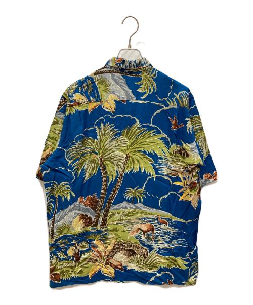 reyn spooner（レイン スプナー）reyn spooner (レイン スプナー) アロハシャツ ブルー サイズ:SIZE Mの古着・服飾アイテム