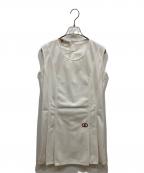 GUCCIグッチ）の古着「ノースリーブワンピース」｜ホワイト