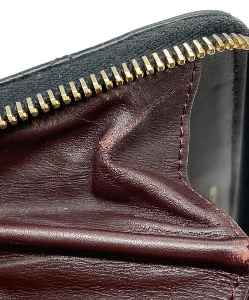 CHANEL（シャネル）CHANEL (シャネル) キャビアスキンラウンドファスナーウォレット ブラックの古着・服飾アイテム