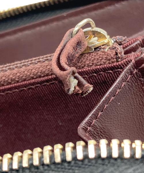 CHANEL（シャネル）CHANEL (シャネル) キャビアスキンラウンドファスナーウォレット ブラックの古着・服飾アイテム