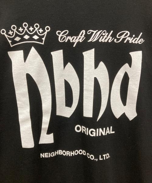 NEIGHBORHOOD（ネイバーフッド）NEIGHBORHOOD (ネイバーフッド) ロゴプリントカットソー ブラック サイズ:XLの古着・服飾アイテム