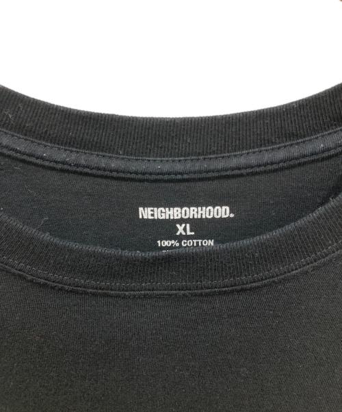NEIGHBORHOOD（ネイバーフッド）NEIGHBORHOOD (ネイバーフッド) ロゴプリントカットソー ブラック サイズ:XLの古着・服飾アイテム