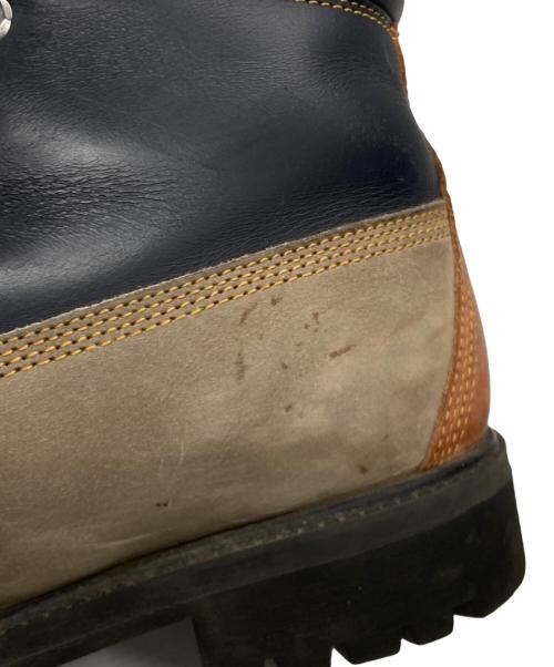 Timberland（ティンバーランド）Timberland (ティンバーランド) 6 Inch Premium Boot ベージュ×ブラック サイズ:8Wの古着・服飾アイテム
