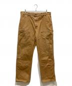 CarHarttカーハート）の古着「ダックダブルニーパンツ」｜ベージュ