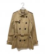 BURBERRYバーバリー）の古着「THE SANDRINGHAM-SHORT トレンチコート」｜ベージュ