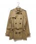 BURBERRY（バーバリー）の古着「THE SANDRINGHAM-SHORT トレンチコート」｜ベージュ