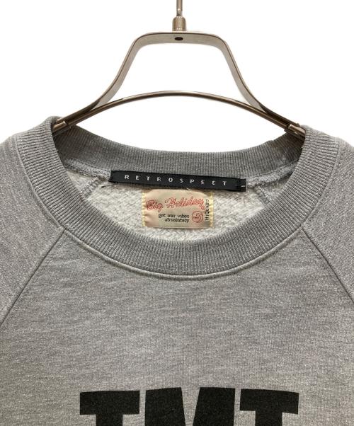 TMT（ティーエムティー）TMT (ティーエムティー) プリントスウェット グレー サイズ:不明の古着・服飾アイテム