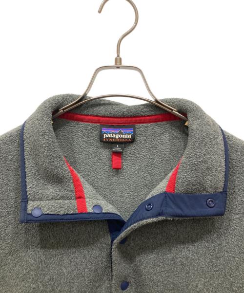 Patagonia（パタゴニア）Patagonia (パタゴニア) ライトウェイト・シンチラ・スナップT・プルオーバー グレー サイズ:Ⅼの古着・服飾アイテム