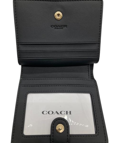 COACH（コーチ）COACH (コーチ) 2つ折り財布 ブラック 未使用品の古着・服飾アイテム
