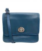 OLD COACHオールドコーチ）の古着「ショルダーバッグ」｜ブルー