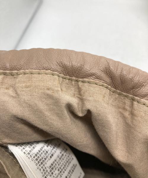 Ayakawasaki（アヤカワサキ）Ayakawasaki (アヤカワサキ) drawstring bag ベージュの古着・服飾アイテム