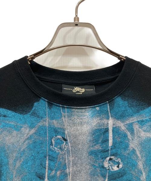 xg（エックスジー）XG (エックスジー) Alien X-Ray Tee ブラック×ブルー サイズ:SIZE Lの古着・服飾アイテム