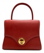 GIVENCHYジバンシィ）の古着「ターンロックハンドバッグ」｜レッド