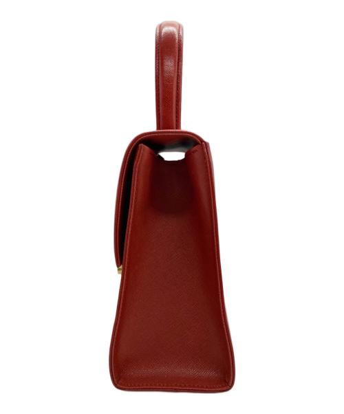 GIVENCHY（ジバンシィ）GIVENCHY (ジバンシィ) ターンロックハンドバッグ レッドの古着・服飾アイテム