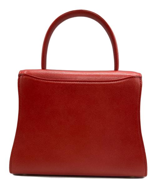 GIVENCHY（ジバンシィ）GIVENCHY (ジバンシィ) ターンロックハンドバッグ レッドの古着・服飾アイテム