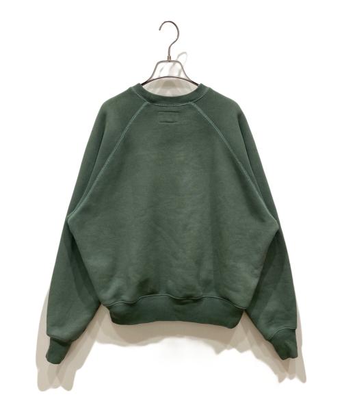 stussy（ステューシー）stussy (ステューシー) Overlock Varsity Raglan グリーン サイズ:SIZE Sの古着・服飾アイテム