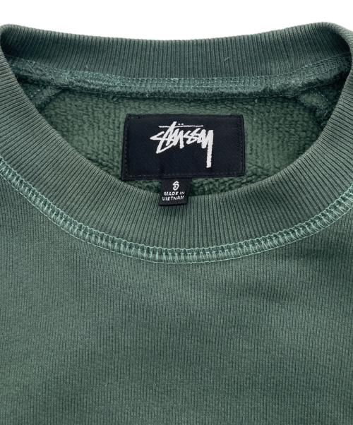 stussy（ステューシー）stussy (ステューシー) Overlock Varsity Raglan グリーン サイズ:SIZE Sの古着・服飾アイテム