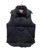 Rocky Mountain FeatherBedロッキーマウンテンフェザーベッド）の古着「ダウンベスト」｜ネイビー