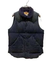 Rocky Mountain FeatherBed（ロッキーマウンテンフェザーベッド）の古着「ダウンベスト」｜ネイビー