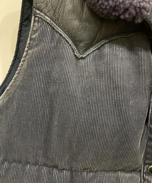 Rocky Mountain FeatherBed（ロッキーマウンテンフェザーベッド）Rocky Mountain FeatherBed (ロッキーマウンテンフェザーベッド) ダウンベスト ネイビー サイズ:SIZE 38の古着・服飾アイテム