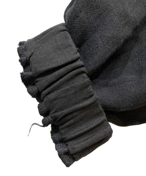 中川政七商店（ナカガワマサシチショウテン）中川政七商店 (ナカガワマサシチショウテン) 半袖リネンワンピース ブラック サイズ:SIZE Freeの古着・服飾アイテム