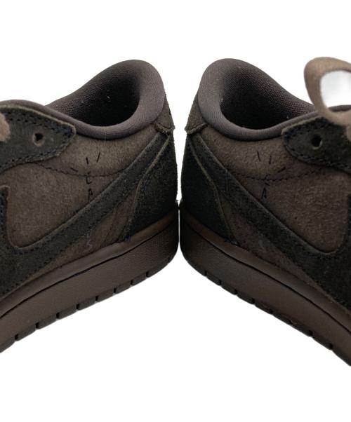 NIKE（ナイキ）NIKE (ナイキ) TRAVIS SCOTT (トラヴィススコット) Air Jordan 1 Low OG SP ブラウン サイズ:SIZE 26.5cmの古着・服飾アイテム