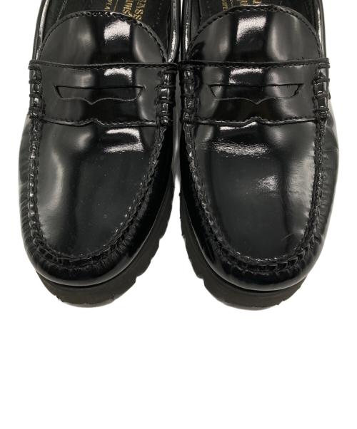 G.H.BASS（ジーエイチバス）G.H.BASS (ジーエイチバス) TOMORROW LAND (トゥモローランド) 別注エナメルコインローファー ブラック サイズ:SIZE 37の古着・服飾アイテム