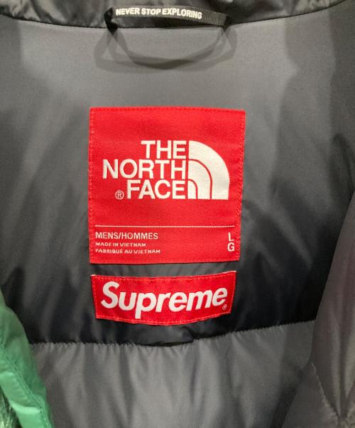 THE NORTH FACE（ザ ノース フェイス）THE NORTH FACE (ザ ノース フェイス) Supreme (シュプリーム) Faux Fur Nuptse Jacket グリーン サイズ:Ⅼの古着・服飾アイテム