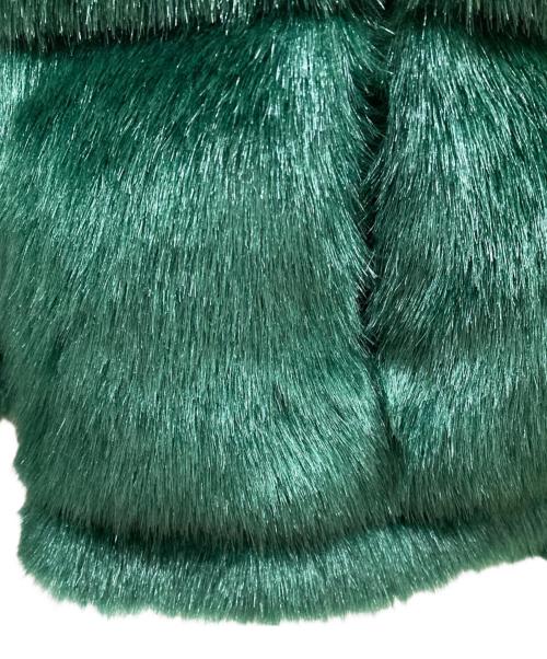 THE NORTH FACE（ザ ノース フェイス）THE NORTH FACE (ザ ノース フェイス) Supreme (シュプリーム) Faux Fur Nuptse Jacket グリーン サイズ:Ⅼの古着・服飾アイテム