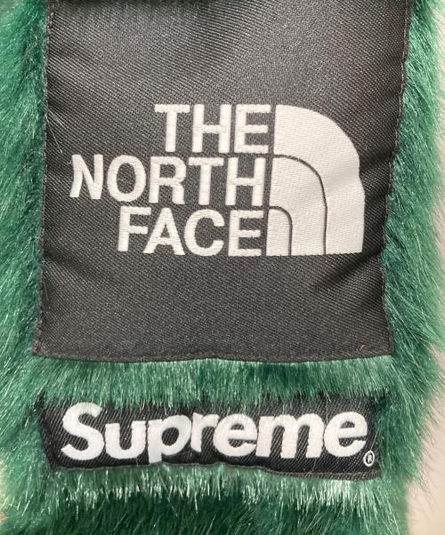 THE NORTH FACE（ザ ノース フェイス）THE NORTH FACE (ザ ノース フェイス) Supreme (シュプリーム) Faux Fur Nuptse Jacket グリーン サイズ:Ⅼの古着・服飾アイテム