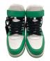 中古・古着 OFFWHITE (オフホワイト) Out of Office ハイカットスニーカー グリーン×ブラック サイズ:SIZE 42：28000円