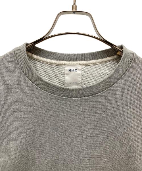 RHC Ron Herman（アールエイチシー ロンハーマン）RHC Ron Herman (アールエイチシー ロンハーマン) ヘビーハードクルーネックスウェットシャツ グレー サイズ:SIZE Lの古着・服飾アイテム