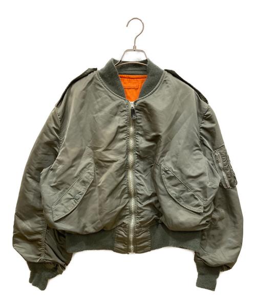 ALPHA（アルファ）ALPHA (アルファ) MA-1ジャケット カーキ サイズ:SIZE XLの古着・服飾アイテム