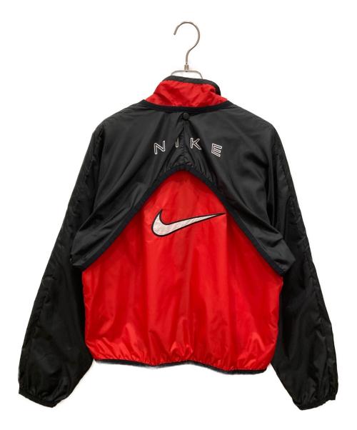 NIKE（ナイキ）NIKE (ナイキ) ナイロンジャケット レッド×ブラック サイズ:SIZE Lの古着・服飾アイテム