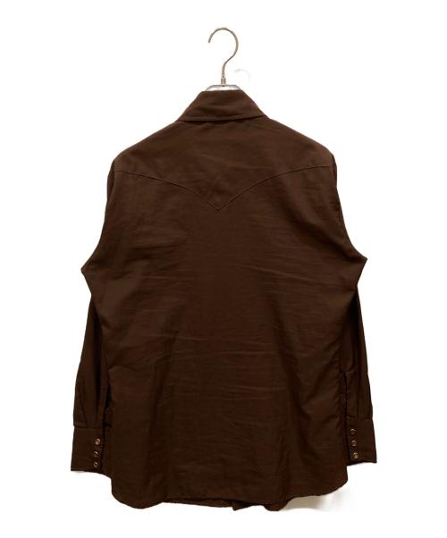 H BAR C（エイチバーシー）H BAR C (エイチバーシー) ウエスタンシャツ ブラウン サイズ:-の古着・服飾アイテム