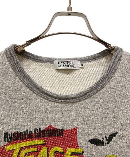 Hysteric Glamour（ヒステリックグラマー）Hysteric Glamour (ヒステリックグラマー) プリントスウェット グレー サイズ:SIZE Mの古着・服飾アイテム