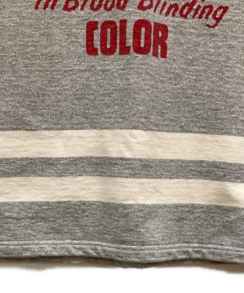 Hysteric Glamour（ヒステリックグラマー）Hysteric Glamour (ヒステリックグラマー) プリントスウェット グレー サイズ:SIZE Mの古着・服飾アイテム