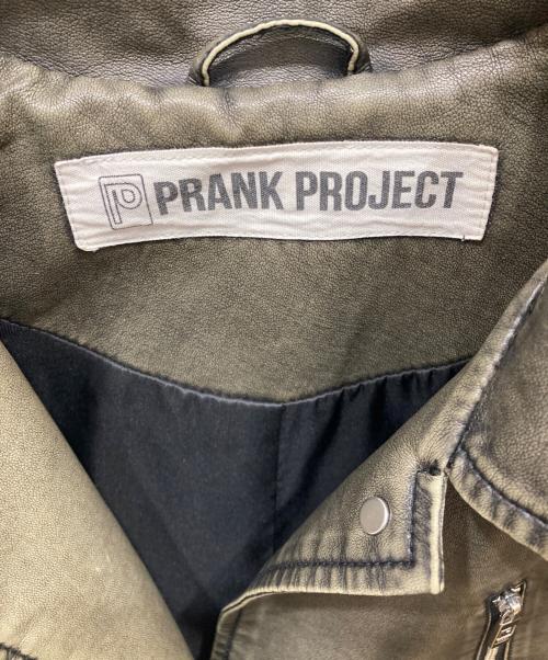 PRANK PROJECT（プランクプロジェクト）PRANK PROJECT (プランクプロジェクト) ヴィーガンレザーミドルコート ブラウン サイズ:FREEの古着・服飾アイテム