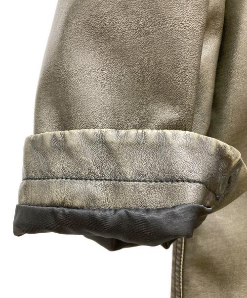 PRANK PROJECT（プランクプロジェクト）PRANK PROJECT (プランクプロジェクト) ヴィーガンレザーミドルコート ブラウン サイズ:FREEの古着・服飾アイテム