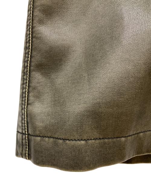 PRANK PROJECT（プランクプロジェクト）PRANK PROJECT (プランクプロジェクト) ヴィーガンレザーミドルコート ブラウン サイズ:FREEの古着・服飾アイテム