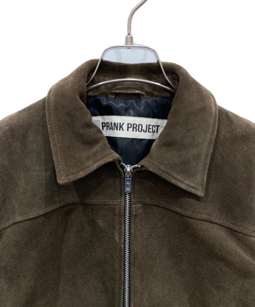 PRANK PROJECT（プランクプロジェクト）PRANK PROJECT (プランクプロジェクト) スウェードクロップドモトジャケット ブラウン サイズ:不明の古着・服飾アイテム