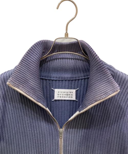 Maison Margiela（メゾンマルジェラ）Maison Margiela (メゾンマルジェラ) ドライバーズニット パープル サイズ:SIZE 2の古着・服飾アイテム