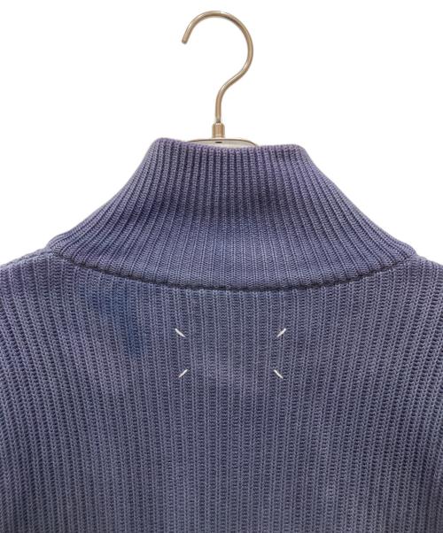 Maison Margiela（メゾンマルジェラ）Maison Margiela (メゾンマルジェラ) ドライバーズニット パープル サイズ:SIZE 2の古着・服飾アイテム