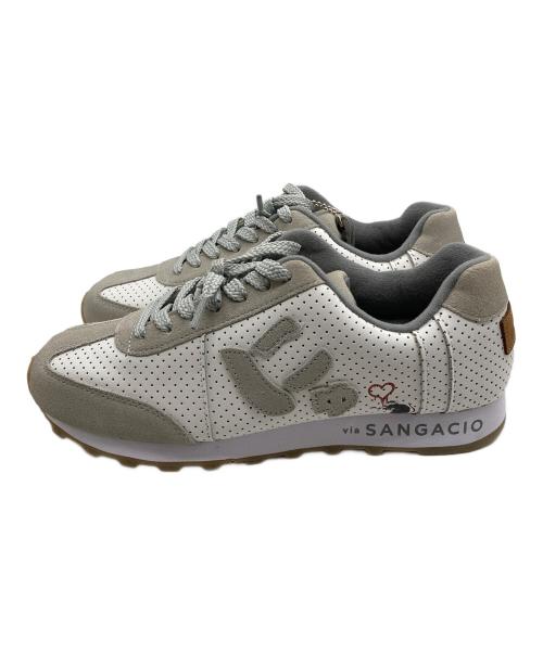 Sangacio（サンガッチョ）Sangacio (サンガッチョ) ローカットスニーカー ホワイト サイズ:SIZE 25cmの古着・服飾アイテム