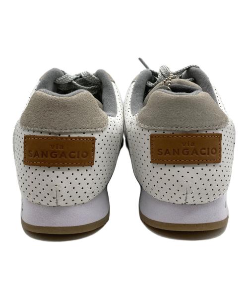 Sangacio（サンガッチョ）Sangacio (サンガッチョ) ローカットスニーカー ホワイト サイズ:SIZE 25cmの古着・服飾アイテム