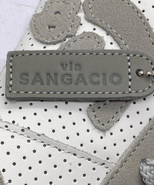 Sangacio（サンガッチョ）Sangacio (サンガッチョ) ローカットスニーカー ホワイト サイズ:SIZE 25cmの古着・服飾アイテム