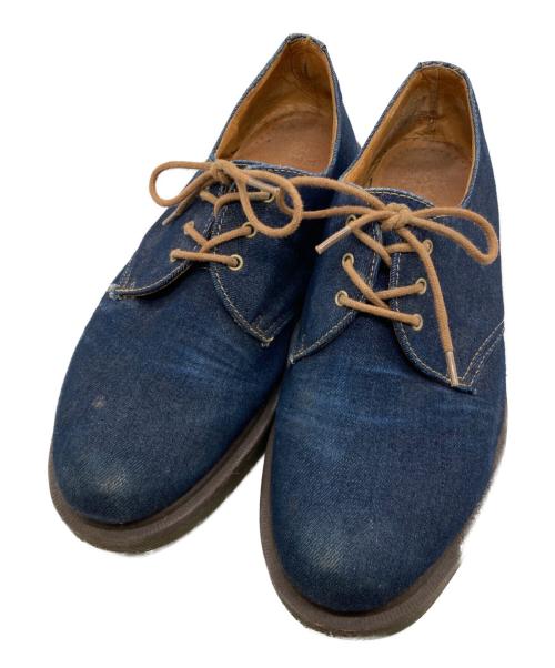 Dr.Martens（ドクターマーチン）Dr.Martens (ドクターマーチン) CAGNEY DENIM３ホールシューズ インディゴ サイズ:UK8の古着・服飾アイテム